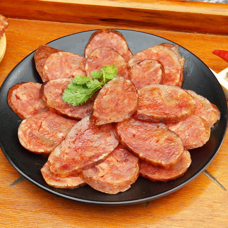 正宗四川煙熏川味香腸廣元臘肉廠(chǎng)家批發(fā)直銷(xiāo)一件代發(fā)四川特產(chǎn)